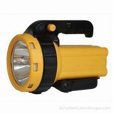 Rechargeable Emergency Spotlight/Lamp, Water-resistant